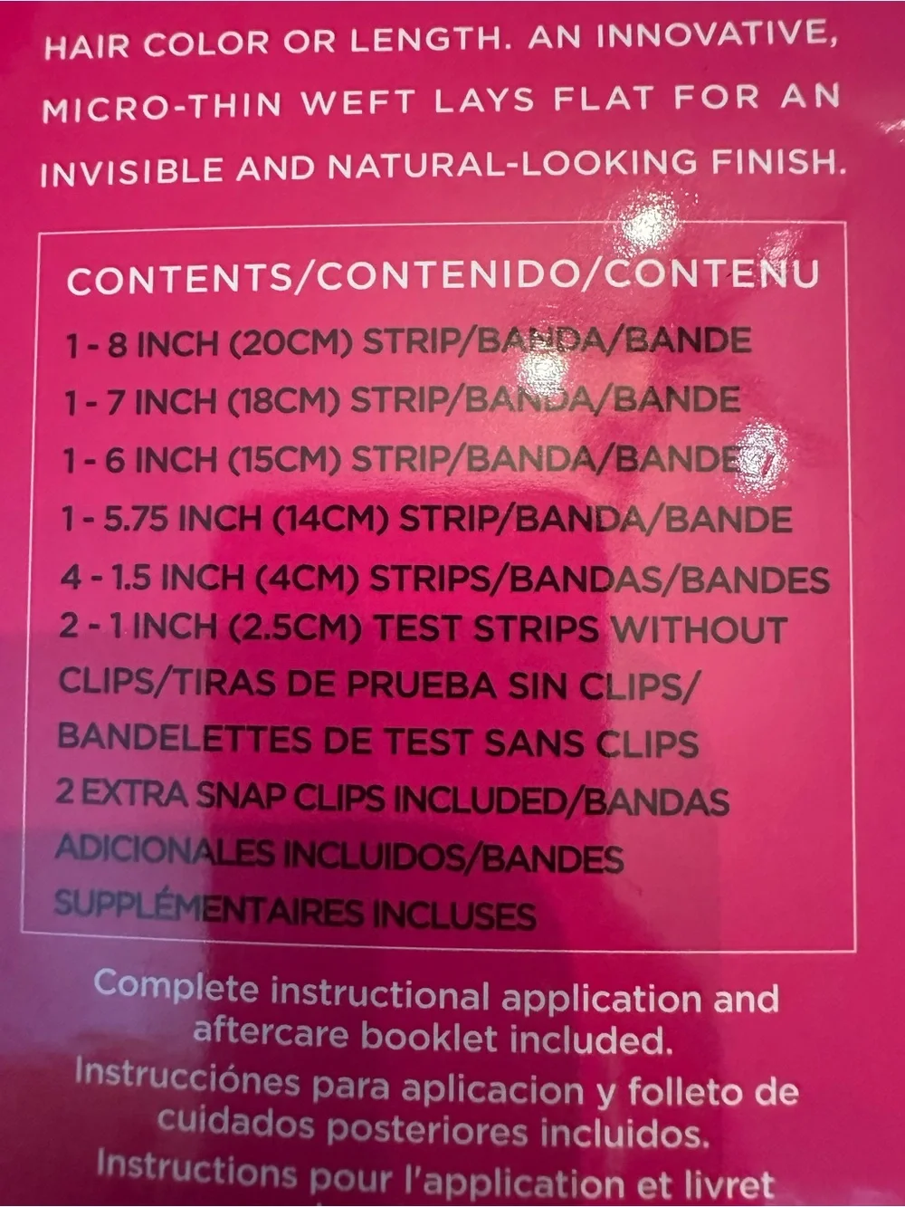 Seamless Clip-In Hair Extensions 18